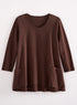 Beyond Basic Trapeze Top - 3/4 Sleeve FINAL SALE (No Returns)
