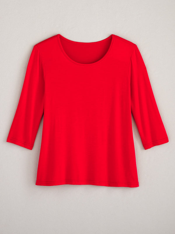 Nice Touch 3/4-sleeve Top