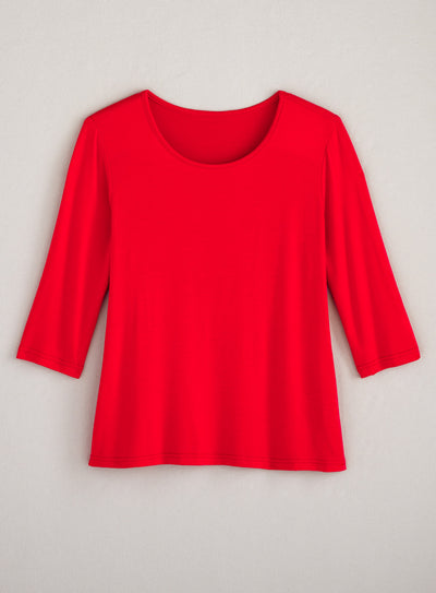 Nice Touch 3/4-sleeve Top