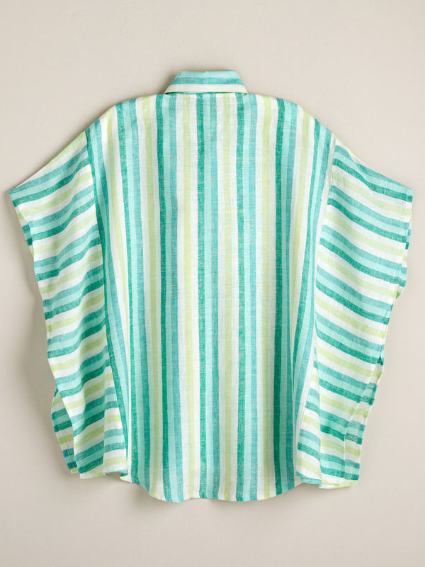 Linen-blend Oversized Camp Shirt FINAL SALE (No Returns)