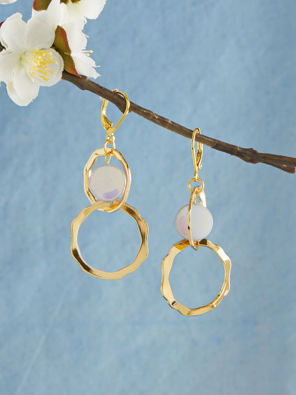 Iridescent Halo Jewelry Set - Gold