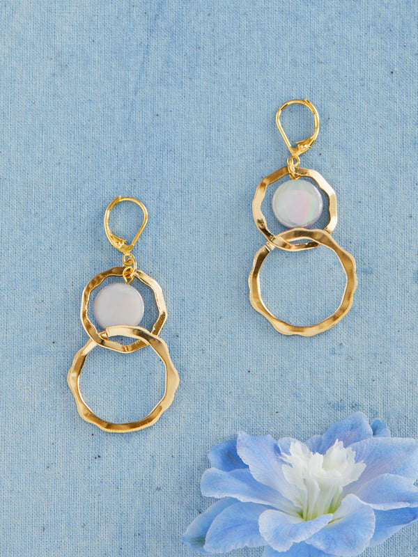 Iridescent Halo Jewelry Set - Gold