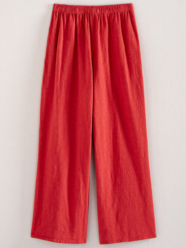 Classic Cotton Crop Pants - Slub Knit Solid FINAL SALE (No Returns)