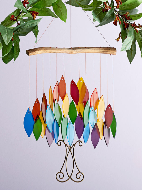 Tree of Life Glass Wind Chime