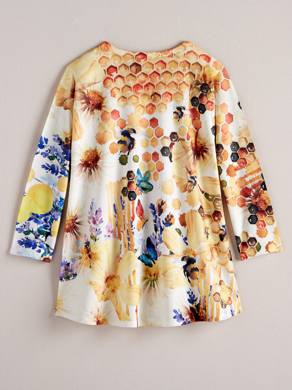 Sweet As Honey Botanical Top FINAL SALE (No Returns)