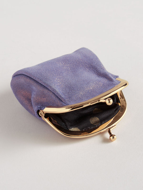 Sparkly Microsuede Coin Purse