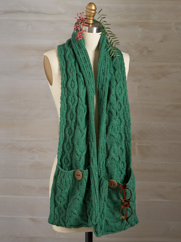 Aran Islands Pocket Scarf