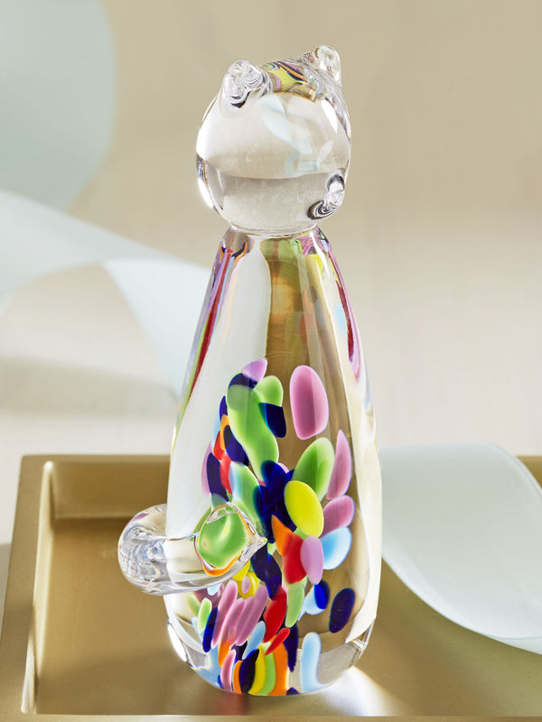 Irish Artisan Glass Cat