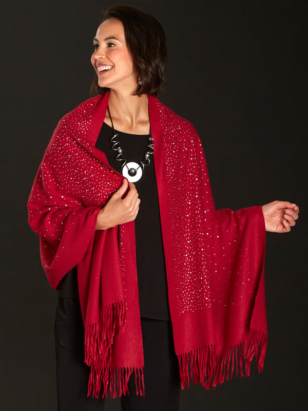 Starry Sky Rhinestone Shawl