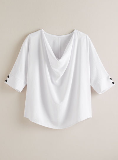 Athena Cowl Neck Blouse