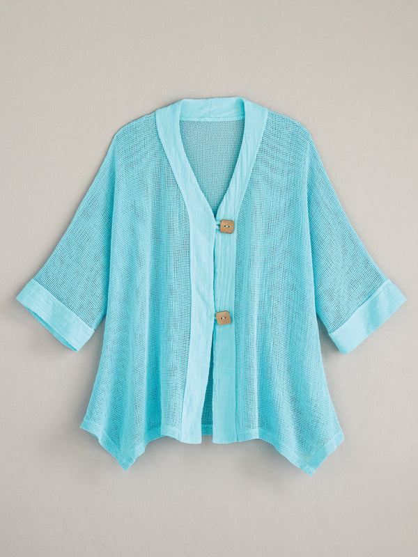 Keep It Cool Mesh Cardigan