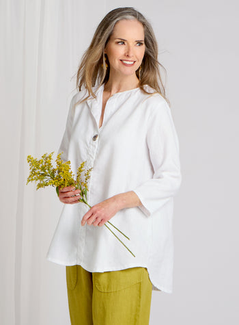 Essential US Linen Popover Tunic FINAL SALE (No Returns)