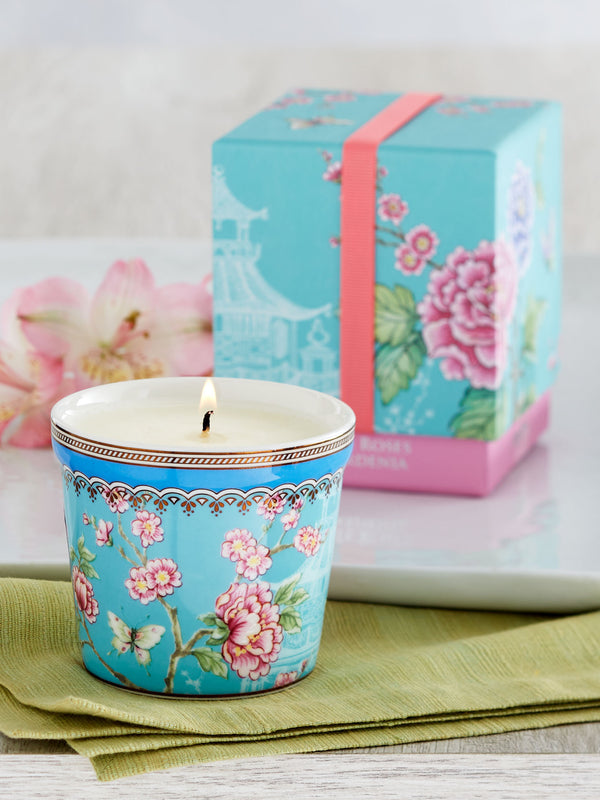 Chinoiserie Porcelain Botanical Scented Candles