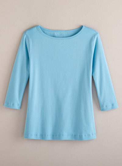 Cotton Comforts Boatneck Top FINAL SALE (No Returns)