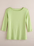 Cotton Comforts Boatneck Top FINAL SALE (No Returns)