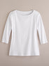 Cotton Comforts Boatneck Top FINAL SALE (No Returns)