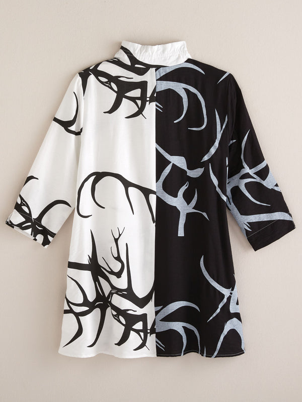 Light and Shadow Shirt Jacket FINAL SALE (No Returns)