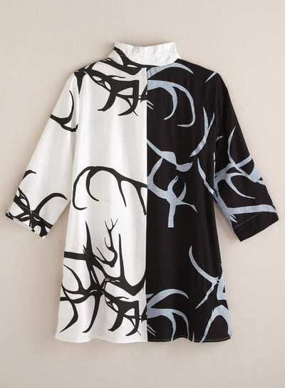 Light and Shadow Shirt Jacket FINAL SALE (No Returns)