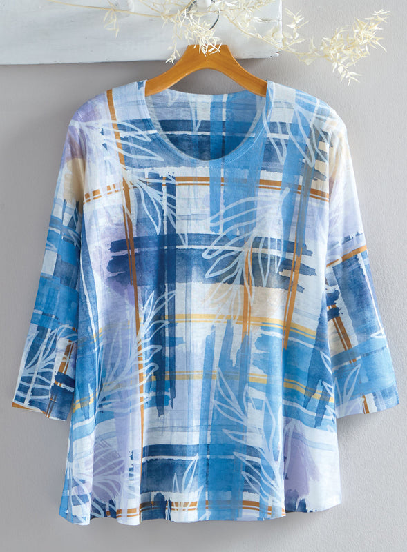 Naturalist's Plaid Top