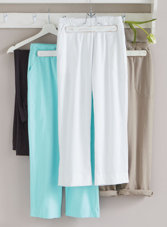 Cotton Comforts Capri Pants with Pockets
