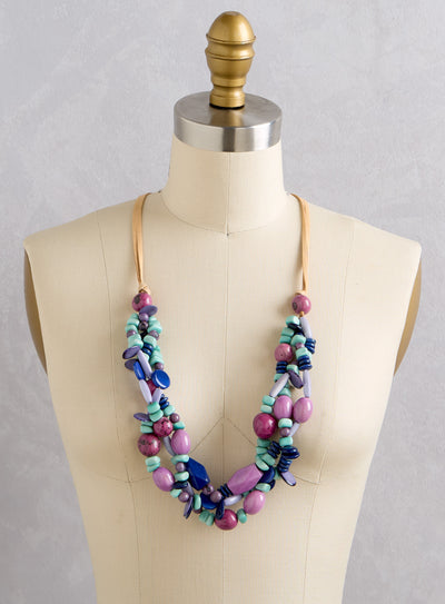 Candy Twist Tagua Necklace