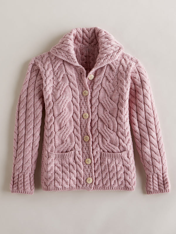 Irish Rose Cable Cardigan FINAL SALE (No Returns)