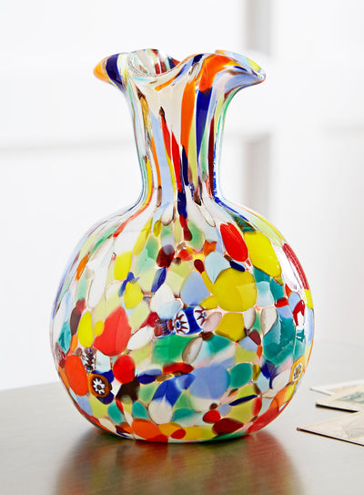 Petite Murano Millefiori Vase