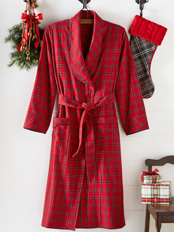 Irish Morning Flannel Robe