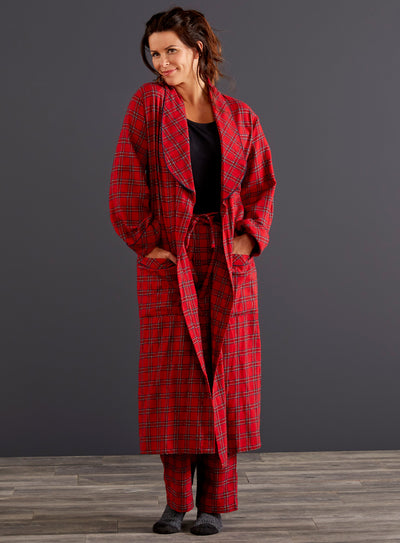 Irish Morning Flannel Robe