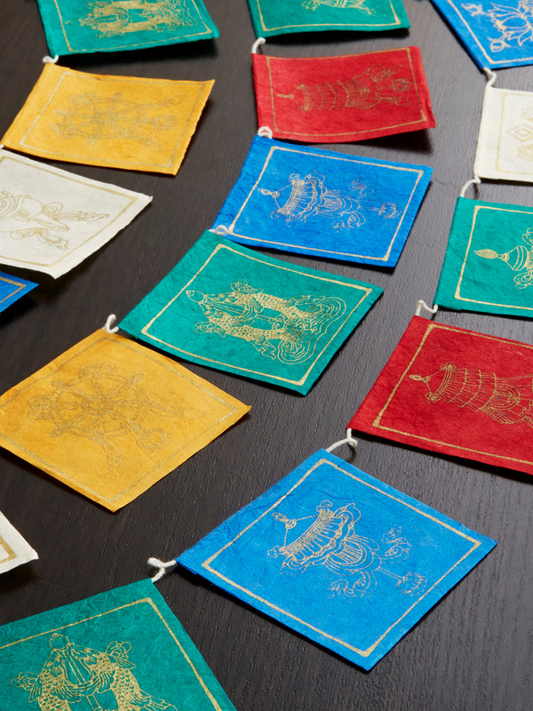 Buddhist Blessings Garland - Set of 2