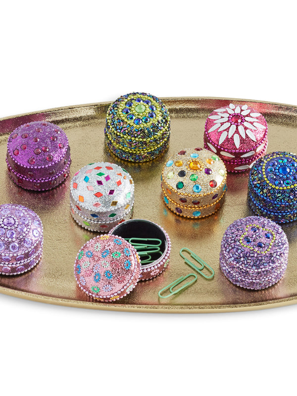 Festival of Lights Bejeweled Boxes - Set of 12