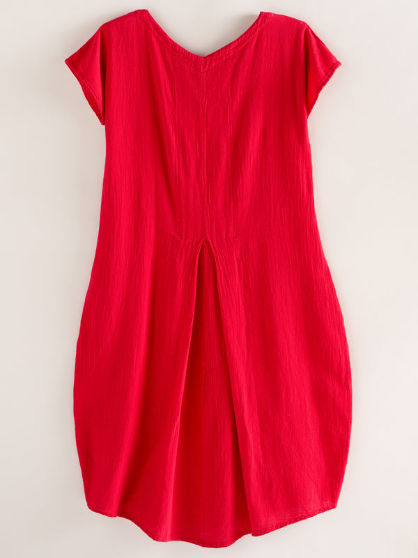 Captiva Drop-waist Cotton Gauze Dress FINAL SALE (No Returns)