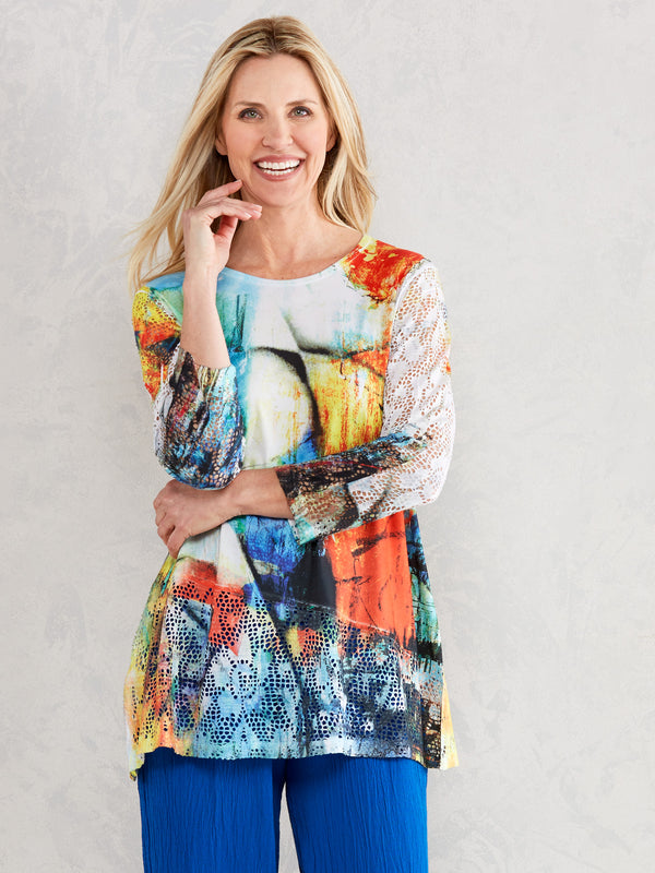 Paintbox Mesh Tunic
