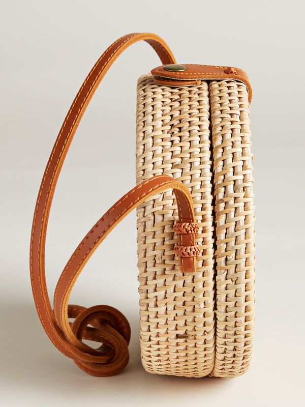 Balinese Rattan Basket Bag FINAL SALE (No Returns)