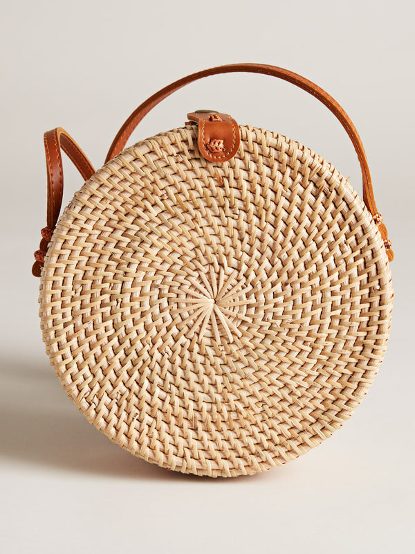 Balinese Rattan Basket Bag FINAL SALE (No Returns)