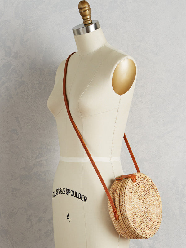 Balinese Rattan Basket Bag FINAL SALE (No Returns)