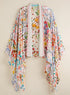 Floral Geometry Kimono Topper