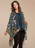 Floral Geometry Kimono Topper