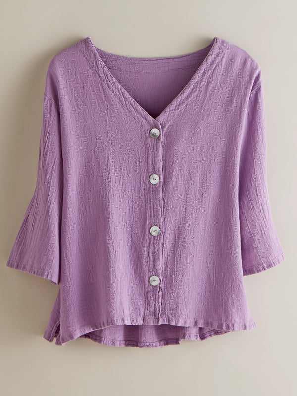 Block Island Cotton Gauze Shirt Jacket