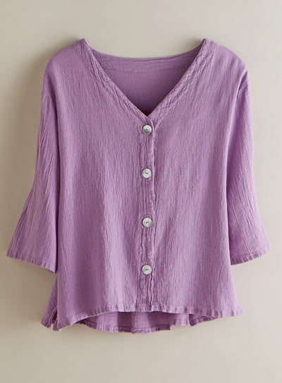 Block Island Cotton Gauze Shirt Jacket