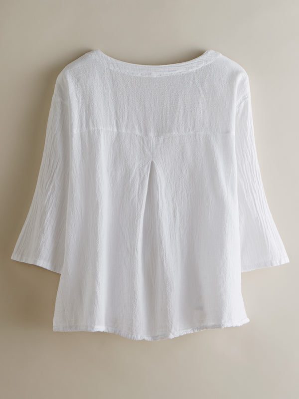 Block Island Cotton Gauze Shirt Jacket