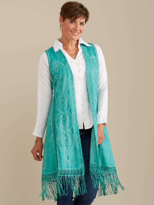 Cascade Crochet Vest