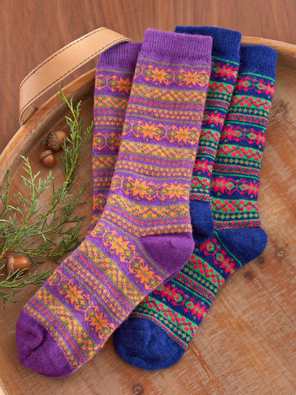 Chili River Alpaca Socks