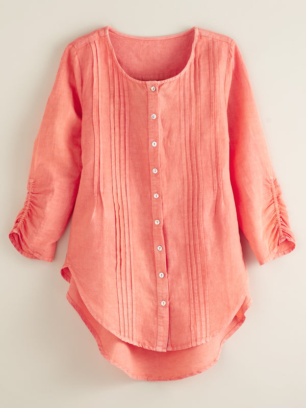 Neat as a Pintuck Tunic FINAL SALE (No Returns)