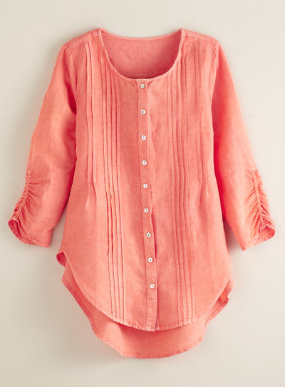 Neat as a Pintuck Tunic FINAL SALE (No Returns)