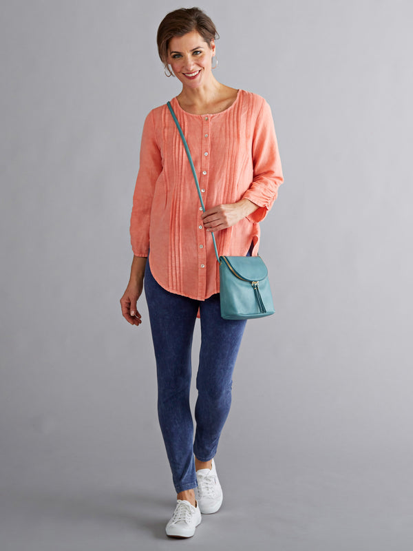 Neat as a Pintuck Tunic FINAL SALE (No Returns)
