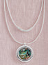 Abalone Swirl Necklace