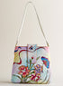 Hand-painted Blooms Leather Bag FINAL SALE (No Returns)