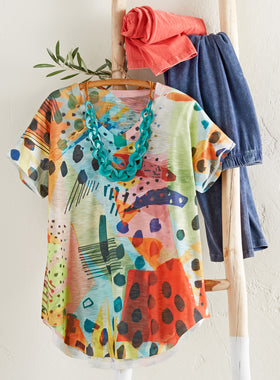 Polka Dot Pop Tee FINAL SALE (No Returns)