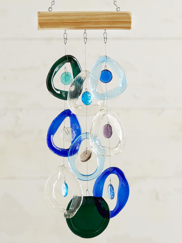 Bluebottle Glass Wind Chime